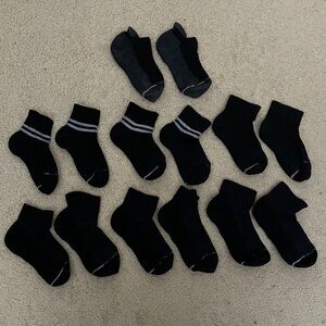 Dr Motion Compression 6 pair Quarter Socks 1 pair Ankle Cushion Arch Support